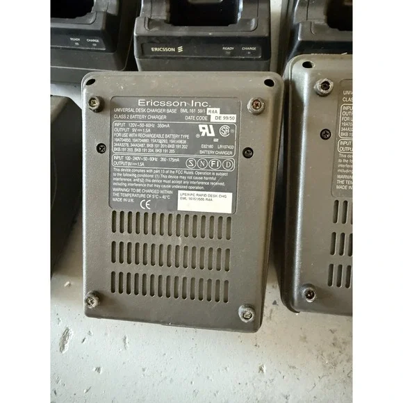 Lot Of 10 Ericsson Inc Universal Desk Charger Base Class 2BML 161 59/1 R2A